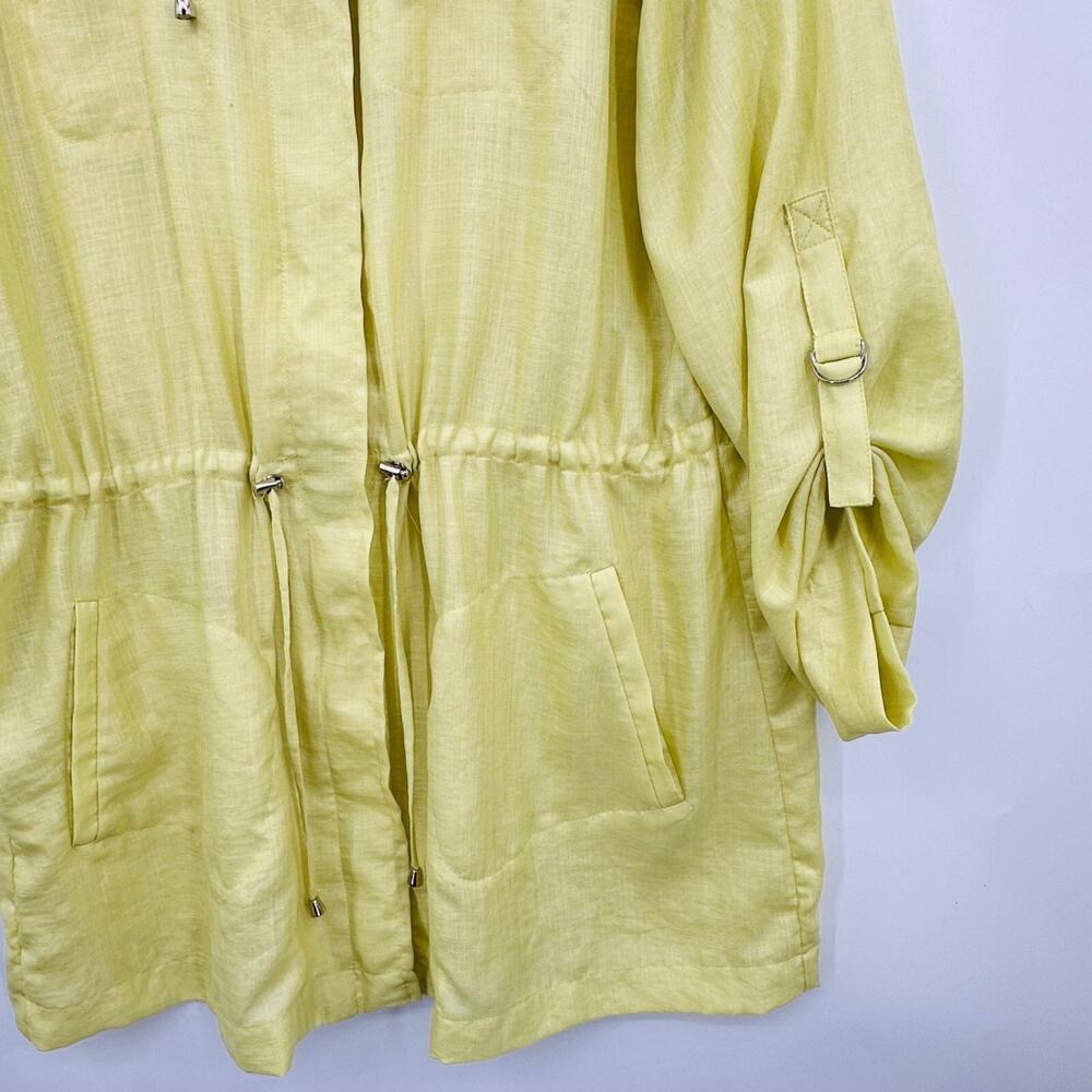 Chicos Travelers Ava Jacket Womens Size Medium Ultra Lightweight Green - Picture 6 of 8